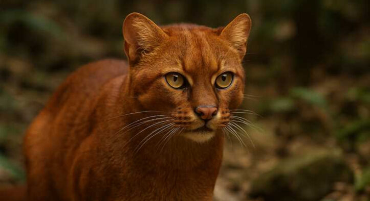 Kucing Merah Kalimantan, Misteri Kucing Terkecil Dunia yang Jarang Terekam Kamera