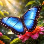 Kupu-Kupu Biru Morpho: Sayap Metalik Memantulkan Cahaya Unik