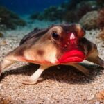 Fakta Unik Red-Lipped Batfish: Ikan Aneh yang Lebih Sering Berjalan di Dasar Laut