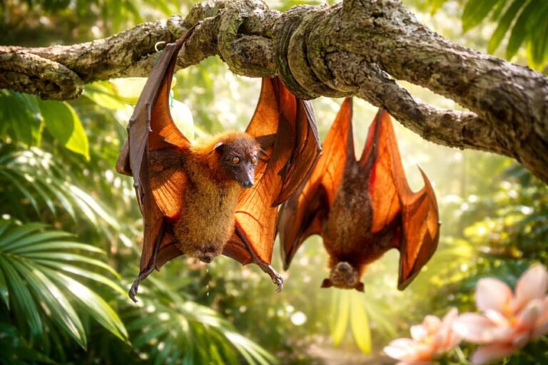 Flying Fox Kelelawar Raksasa yang Menjadi Penyerbuk Alam Tropis