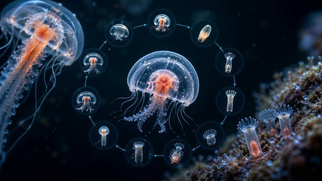 Ubur-Ubur Abadi Itu Nyata! Mengenal Turritopsis dohrnii yang Bisa Mengulang Hidupnya