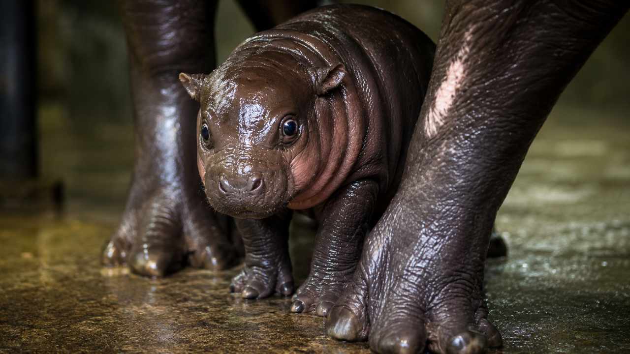 Pygmy Hippopotamus Kuda Nil Kerdil yang Imut Ini Ternyata Termasuk Hewan Langka di Dunia