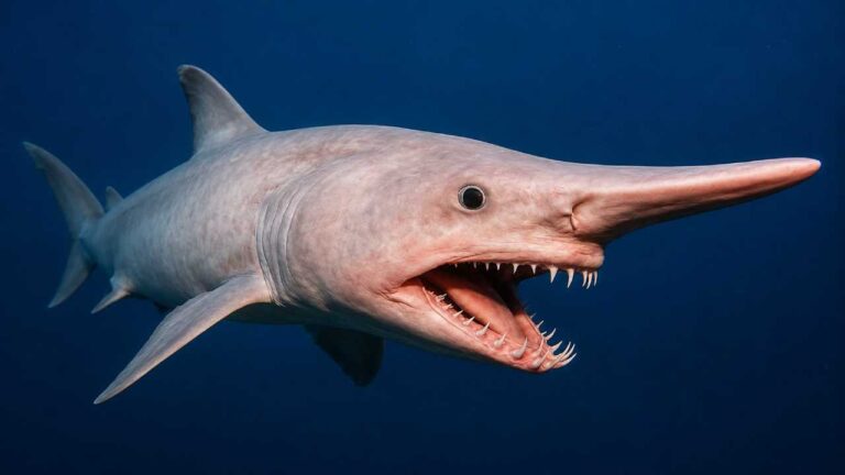 Goblin Shark Hiu Alien Laut Dalam yang Menyimpan Misteri Samudra Selama Jutaan Tahun