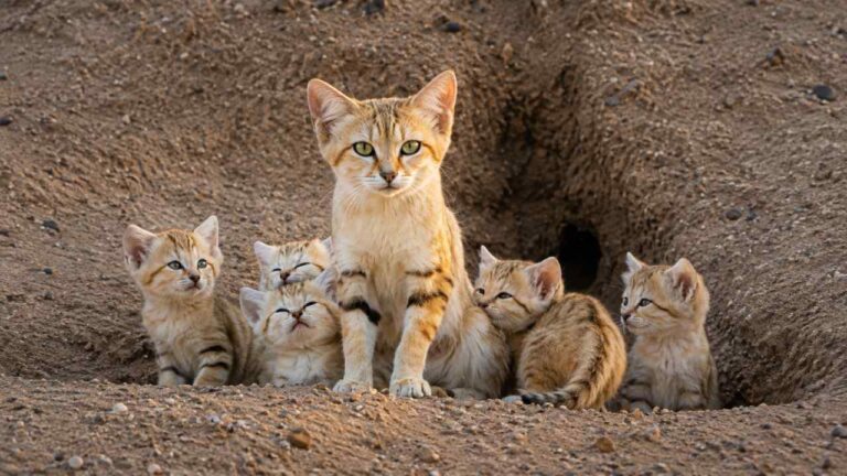 Kucing Pasir yang Imut Ternyata Predator Tangguh di Gurun
