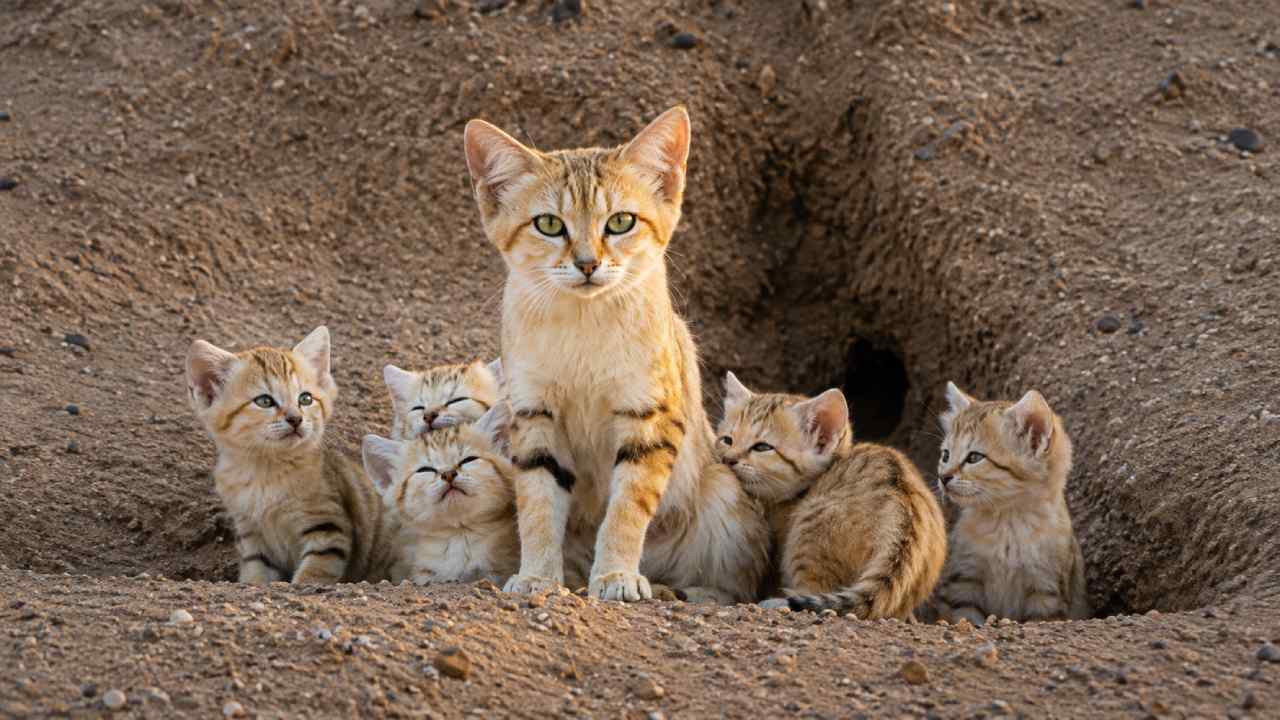 Kucing Pasir yang Imut Ternyata Predator Tangguh di Gurun