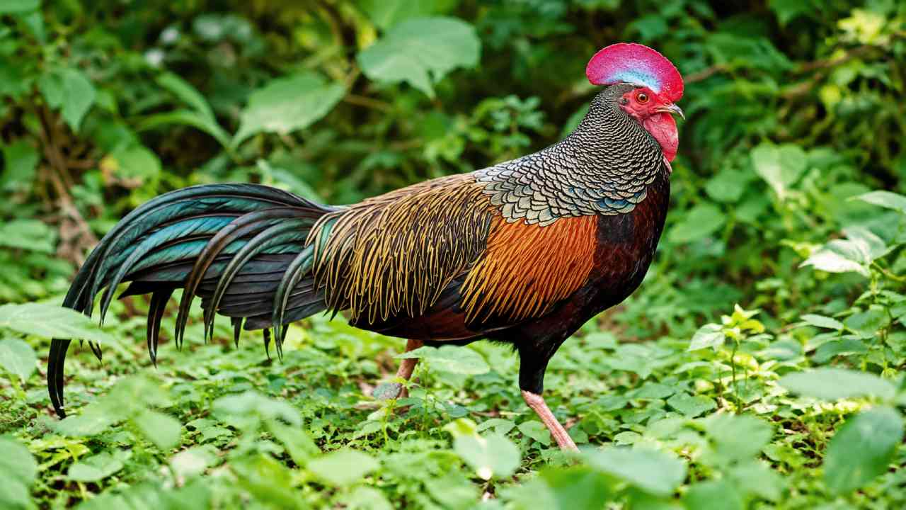 Mengenal Ayam Hutan, Leluhur Ayam Modern yang Hidup Liar di Alam